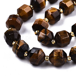 Natural Tiger Eye Beads Strands&nbsp;G-T131-75