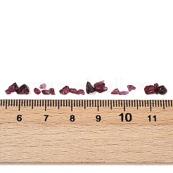 天然ガーネットチップビーズ  穴なし/ドリルなし  2~12x2~10x1~3mm&nbsp;G-M364-14-01