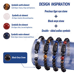 DIY Gemstone Bracelet with Constellation Making Kit&nbsp;DIY-KS0001-25