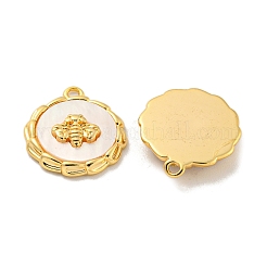 Natural White Shell Charms&nbsp;KK-A214-22G