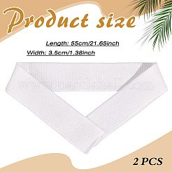 Cotton Elastic Ribbing Fabric for Cuffs&nbsp;DIY-WH0308-804A