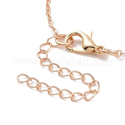 302 Stainless Steel Heart Puzzle Pendant Lariat Necklaces&nbsp;NJEW-I118-01KCG
