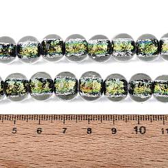 Handmade Foil Glass Beads Strands&nbsp;FOIL-Q002-01A-03