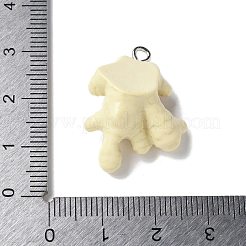 Resin Iron Pendants&nbsp;RESI-D280-04
