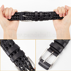 Braided Imitation Leather Chain Belts&nbsp;AJEW-WH20020-053B