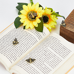 Brass Bees Display Decorations&nbsp;AJEW-WH0752-683