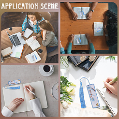 DIY Bookmarks Embroidery Starter Kit&nbsp;DIY-WH20816-004B