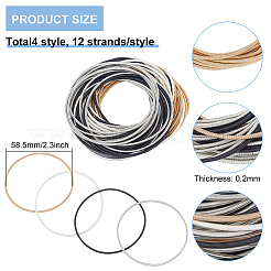 48 Strands 4 Style Spring Bracelets&nbsp;TWIR-BC0001-49
