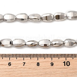 Electroplate Glass Beads Strands&nbsp;EGLA-F166-12P