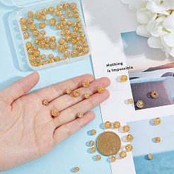 100Pcs 2 Styles Brass Beads&nbsp;KK-DC0003-44