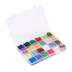 4224Pcs 24 Colors Handmade Polymer Clay Beads&nbsp;CLAY-YW0001-16