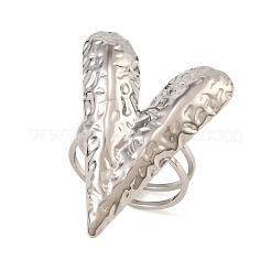 304 Stainless Steel Cuff Open Rings for Women&nbsp;SA-CBAF040-07P
