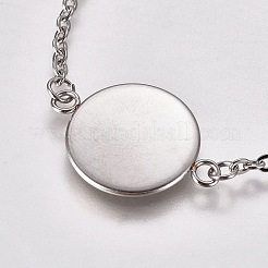 Tarnish Resistant 304 Stainless Steel Bracelet Making&nbsp;X-STAS-L248-006P-B