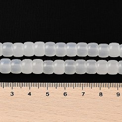 Baking Plating Glass Beads Strands&nbsp;GLAA-H036-01B