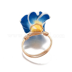 Handmade Polymer Clay Rings&nbsp;RJEW-TA00201