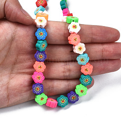 Handmade Polymer Clay Beads Strands&nbsp;CLAY-T020-03
