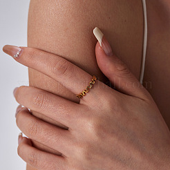 Elegant Minimalist 304 Stainless Steel Ring for Women&nbsp;ES4834-2