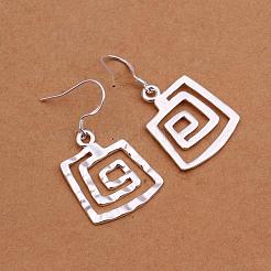 Screw Shape Brass Dangle Earrings&nbsp;EJEW-BB11986