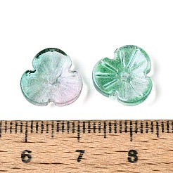 Baking Paint Transparent Glass Bead Caps&nbsp;DGLA-N014-09A-03