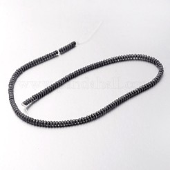 Non-magnetic Synthetic Hematite Bead Strands&nbsp;G-F300-48A-F09