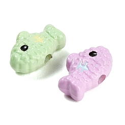 Opaque Enamel Acrylic Beads&nbsp;AC-CBAD9B6-02
