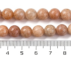 Natural Orange Quartz Beads Strands&nbsp;G-P551-A01-03