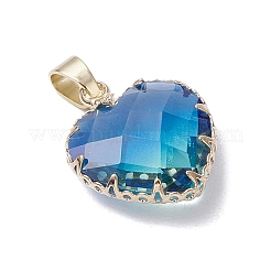 Gradient Color K9 Glass Imitation Tourmaline Pendants&nbsp;PALLOY-JF03453