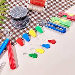 ミシンキットキット  U字型のミシンはさみを含む  シームリッパー  スチール製の縫い針  鉄縫いシンブル  ミックスカラー&nbsp;TOOL-NB0001-51