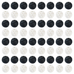 2 Styles Natural Lava Rock Round Beads Strands&nbsp;G-TA0002-30