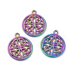 Ion Plating(IP) 201 Stainless Steel Pendants&nbsp;STAS-P312-12MC