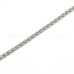 Tarnish Resistant 304 Stainless Steel Wheat Chain Necklace Making&nbsp;LS-STAS-A028-N005P