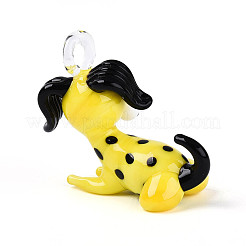 Handmade Lampwork Pendants&nbsp;LAMP-T025-08D