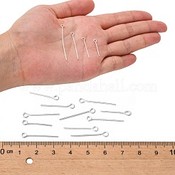 ミックスアイアイピン  銀色のメッキ  約1.6 CM-5.0センチ  厚さ0.7mm&nbsp;M-EP001Y-S