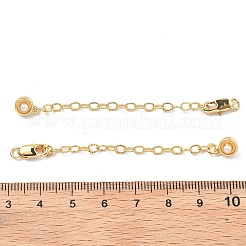 真鍮エナメル ABS 模造パールエンド チェーン付き  フラットラウンド  カドミウムフリー＆ニッケルフリー＆鉛フリー  ゴールドカラー  小麦  73mm&nbsp;KK-B129-27G-01