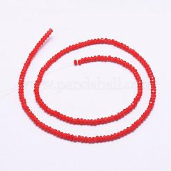 Opaque Glass Beads Strands&nbsp;EGLA-K010-B08