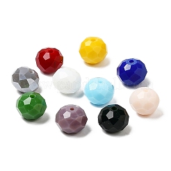 250Pcs 10 Color Opaque Solid Color Glass Beads Strands&nbsp;EGLA-SZ0001-22