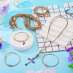 Adjustable Korean Waxed Polyester Cord Necklace & Bracelet Sets&nbsp;SJEW-TAC00008