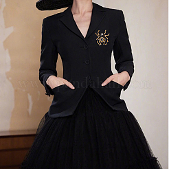 ガラスのラインストーンビーズをハートのパッチに縫い付けます  刺繍目のアップリケ  バッジ  クモ  70~75x60~68x8~8.5mm&nbsp;PATC-WH0010-57