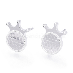 925 Sterling Silver Stud Earrings&nbsp;STER-T004-50S