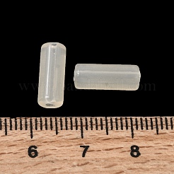 不透明アクリル天然石風ビーズ  コラム  トウモロコシの穂の黄色  13x5mm  穴：1.8mm  約1953個/500g&nbsp;OACR-G061-02A