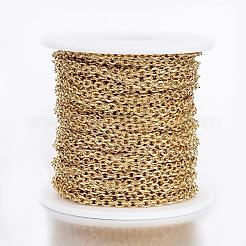 Ion Plating(IP) 304 Stainless Steel Cable Chains&nbsp;CHS-H007-03G