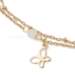 304 Stainless Steel Link Chain Anklets&nbsp;AJEW-AN00705-03