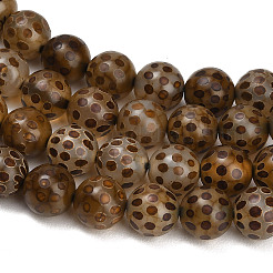 Tibetan Style dZi Beads Strands&nbsp;GG-NH0001-A02-10MM