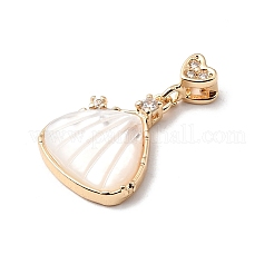 Natural Shell Carved Pendants&nbsp;KK-N290-06G