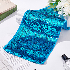 Polyester & PET Reversible Sequin Fabric&nbsp;DIY-WH0453-78B
