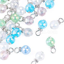 25Pcs Glass Pendants&nbsp;PALLOY-TAC0311