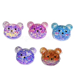 Tow Tone Resin Cabochones&nbsp;PW-WGF9F6F-01
