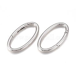 Alloy Spring Gate Rings&nbsp;PALLOY-WH0070-37D-P