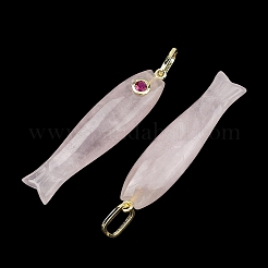 Natural & Synthetic Mixed Gemstone Carved Pendants&nbsp;GG-CBA8D06-01G