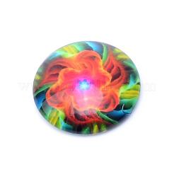 Glass Cabochons&nbsp;GGLA-T001-12mm-185